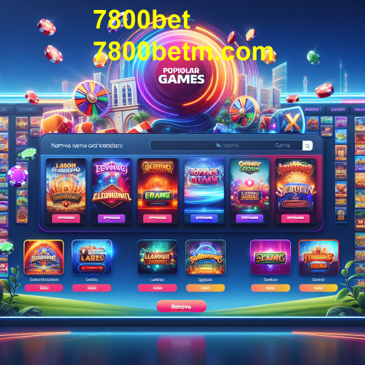 Explorando os Jogos Populares do 7800bet: Uma Jornada de Diversão e Emoção